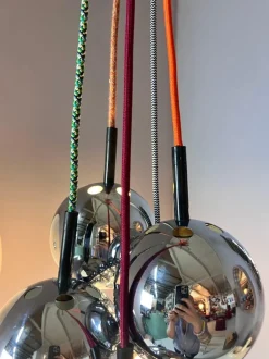 Best Pamono Ball Lamp in Chrome from Baum-Leuchten