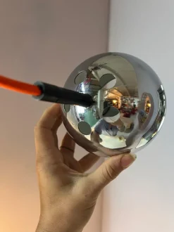 Best Pamono Ball Lamp in Chrome from Baum-Leuchten