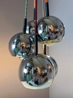 Best Pamono Ball Lamp in Chrome from Baum-Leuchten