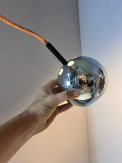 Best Pamono Ball Lamp in Chrome from Baum-Leuchten