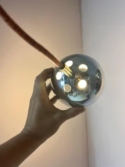 Best Pamono Ball Lamp in Chrome from Baum-Leuchten