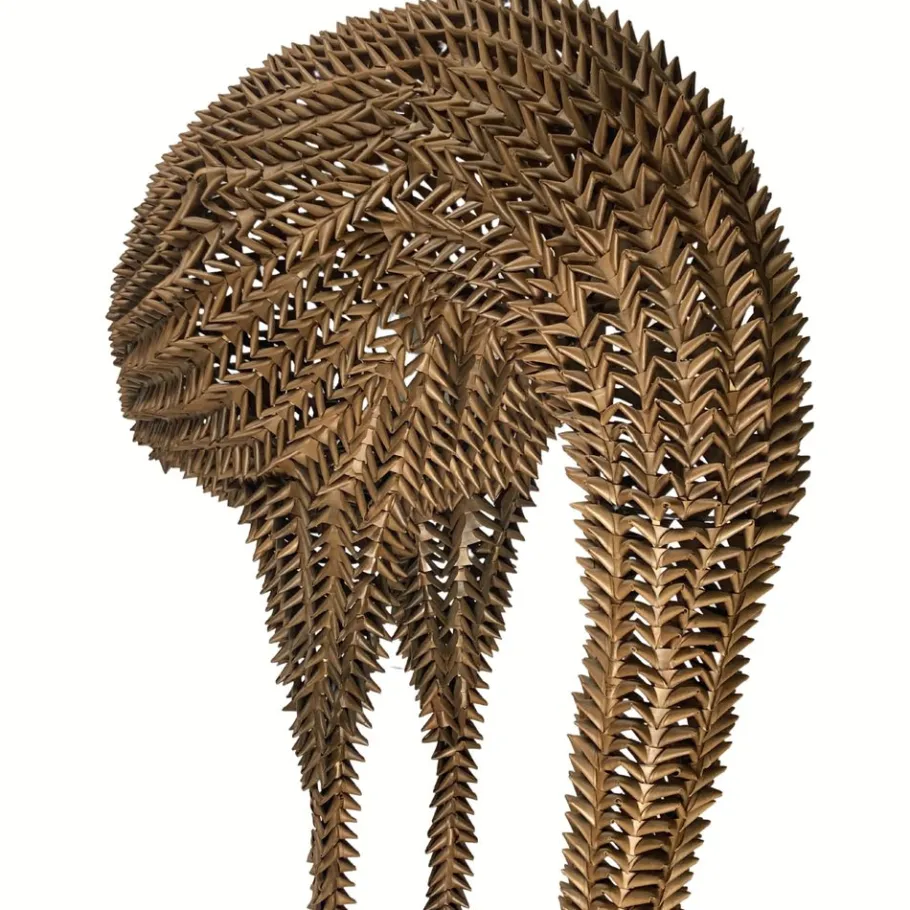 Pamono Bamboo and Rattan Bird Lamp, 1960s