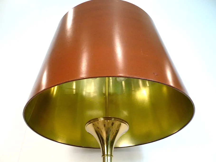 Sale Pamono Bamboo Brass Floor Lamp by Ingo Maurer for Design M, 1960s