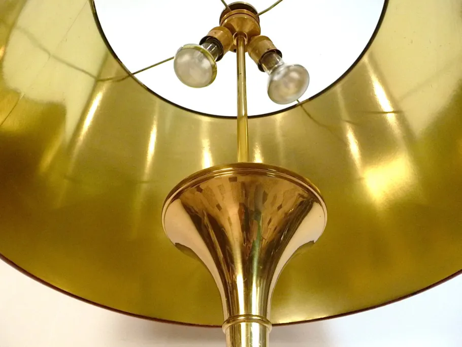 Sale Pamono Bamboo Brass Floor Lamp by Ingo Maurer for Design M, 1960s