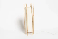 Sale Pamono Bamboo Floor Lamp by Louis Sognot, 1970s