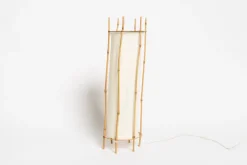 Sale Pamono Bamboo Floor Lamp by Louis Sognot, 1970s