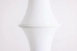 Discount Pamono Bamboo Floor Lamp in White Opal Glass by Enrico Tronconi, 1970s