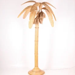 New Pamono Banana Lamp in Natural Rattan