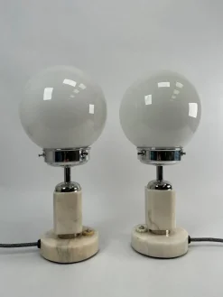 Clearance Pamono Bauhaus Bedside Table Lamps, 1930s, Set of 2