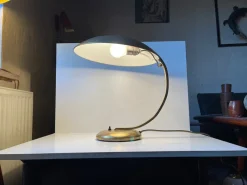 Clearance Pamono Bauhaus Brass Desk Lamp by Egon Hillebrand, 1940s