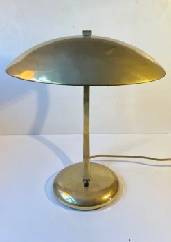 Clearance Pamono Bauhaus Brass Desk Lamp by Egon Hillebrand, 1940s