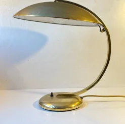 Clearance Pamono Bauhaus Brass Desk Lamp by Egon Hillebrand, 1940s