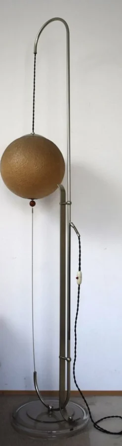 Outlet Pamono Bauhaus Floor Lamp by Karl Trabert for Schanzenbach & Co., 1928