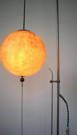 Outlet Pamono Bauhaus Floor Lamp by Karl Trabert for Schanzenbach & Co., 1928