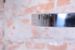 Pamono Bauhaus Floor Lamp in Chrome and Opaline Milk Glass, Czech, 1930s