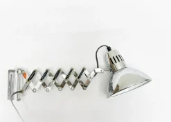 Best Pamono Bauhaus Metal Scissor Wall Lamp, 1970s