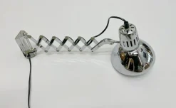 Best Pamono Bauhaus Metal Scissor Wall Lamp, 1970s