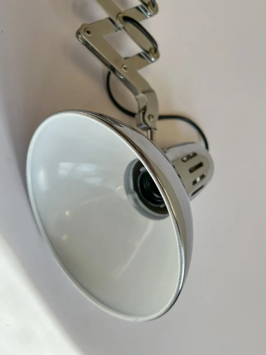 Best Pamono Bauhaus Metal Scissor Wall Lamp, 1970s