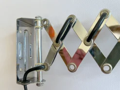 Best Pamono Bauhaus Metal Scissor Wall Lamp, 1970s