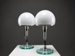 Clearance Pamono Bauhaus WG24 Table Lamp by Prof. Wilhelm Wagenfeld, 1980