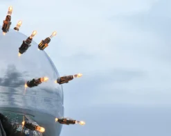 Clearance Pamono Be Mine 33 Pendant Lamp in Polished Stainless Steel by Barberini & Gunnell