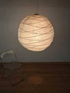 Best Pamono Beige Cocoon Pendant attributed to Lissoni for Flos, Italy, 2000s