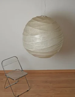 Best Pamono Beige Cocoon Pendant attributed to Lissoni for Flos, Italy, 2000s