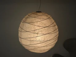 Best Pamono Beige Cocoon Pendant attributed to Lissoni for Flos, Italy, 2000s