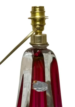 Best Pamono Belgian Table Lamp from Val Saint Lambert