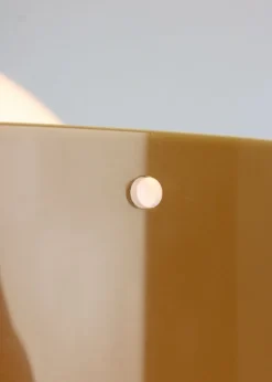 Pamono Big Brown Floor Lamp by Luigi Massoni for Guzzini, 1970s