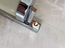 Best Pamono Big Chrome Milk Glass Bauhaus / Functionalist Wall Lamp - 1930s