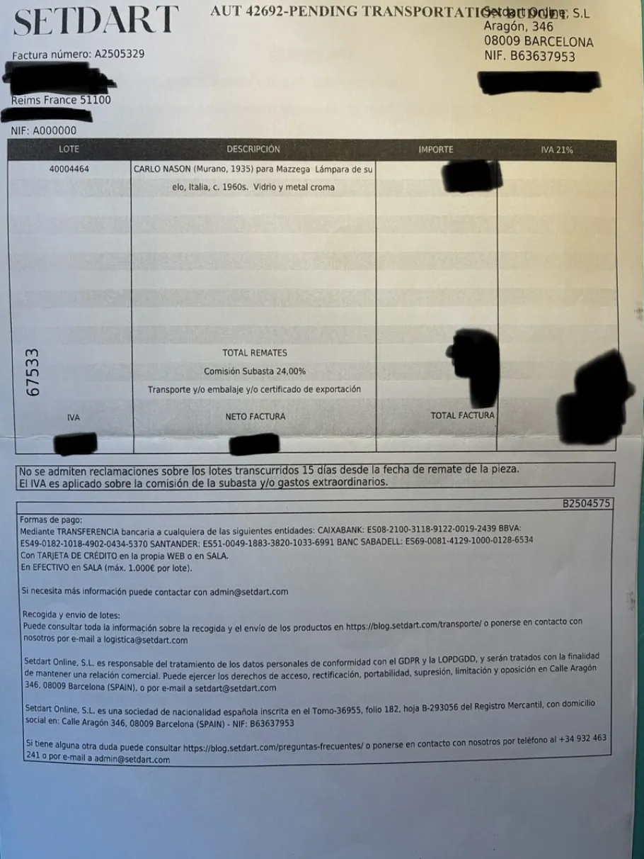 Clearance Pamono Birillo Lamp by Carlo Nason for Mazzega, 1960s
