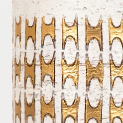 Best Pamono Bitossi Lamps for Bergboms with Custom Made Shades by Rene Houben, Set of 2