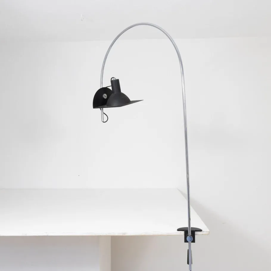 Best Pamono BJ Milano Clamp Lamp, 1970s