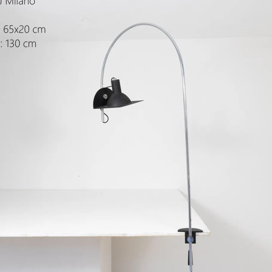 Best Pamono BJ Milano Clamp Lamp, 1970s