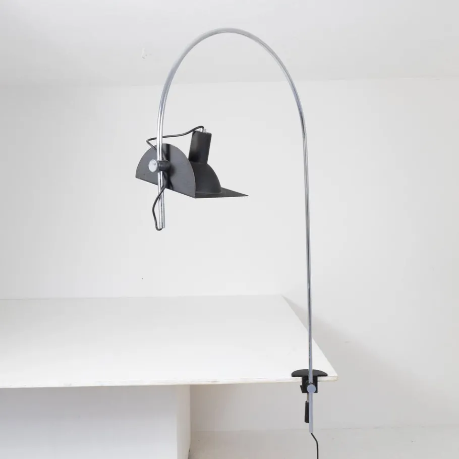 Best Pamono BJ Milano Clamp Lamp, 1970s