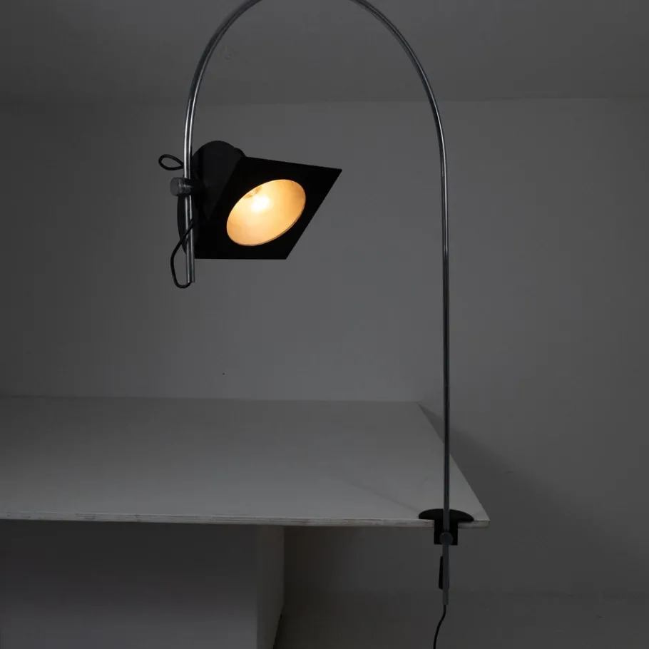 Best Pamono BJ Milano Clamp Lamp, 1970s