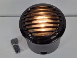 Online Pamono Black Aluminum Ground Spot by Simes Lighting, 1980s