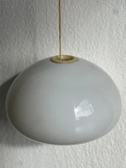 Best Pamono Black and White Ceiling Lamp by Achille Castiglioni for Flos, 1970s