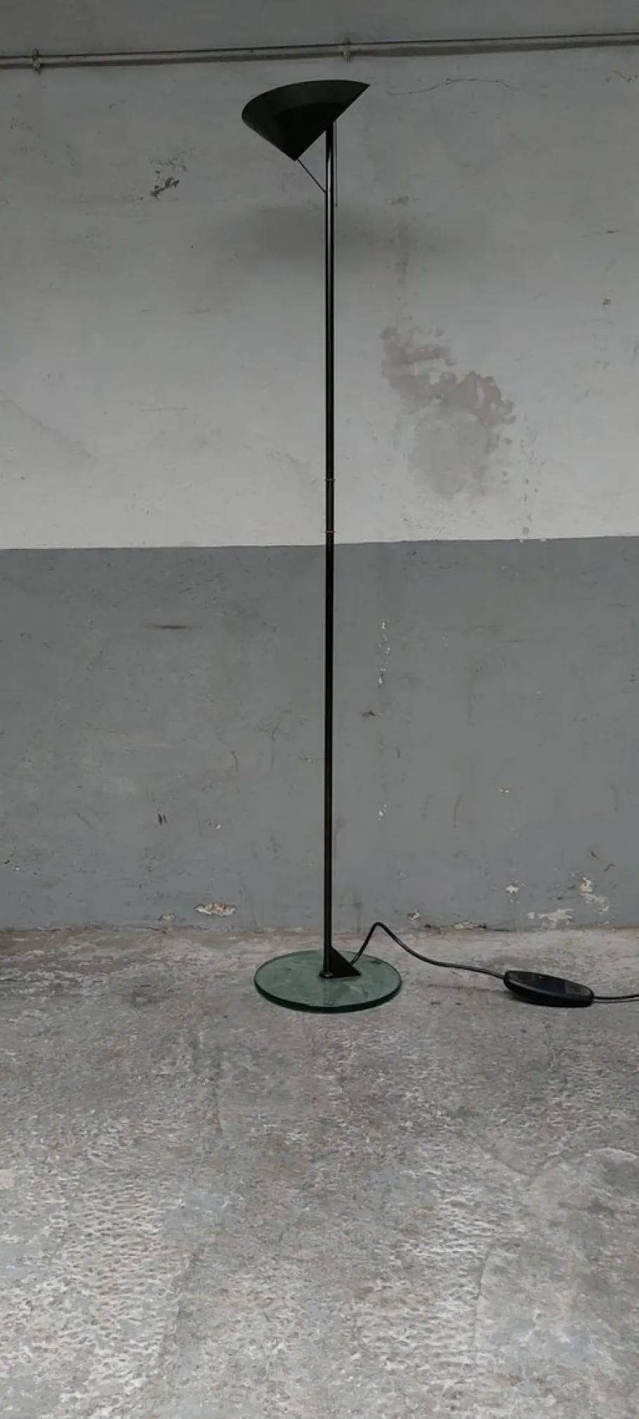 Sale Pamono Black Antonangeli Floor Lamp, 1980s