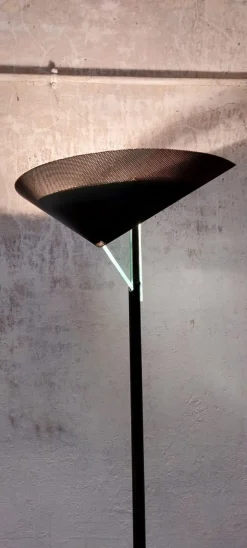 Sale Pamono Black Antonangeli Floor Lamp, 1980s
