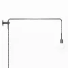Best Pamono Black Minimalist Modern Oxidized Steel Potence Wall Lamp from Balance Lamp