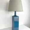 Online Pamono Blue Ceramic Floor Lamp Model No. 357 Glazed Stoneware from Le Klint, Denmark, 1970s