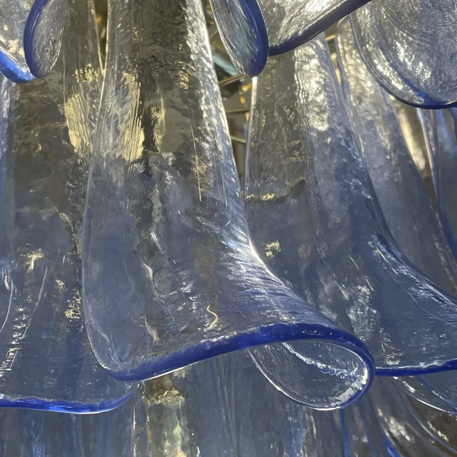 Best Pamono Blue Petals Ceiling Lamp