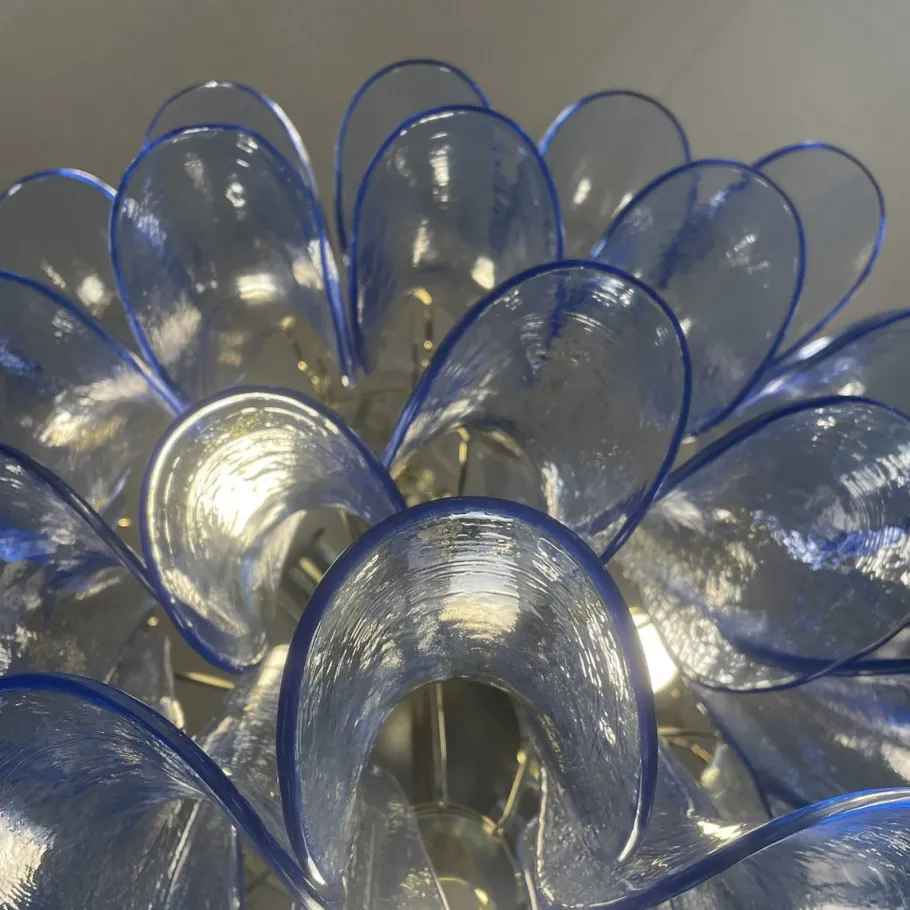 Best Pamono Blue Petals Ceiling Lamp