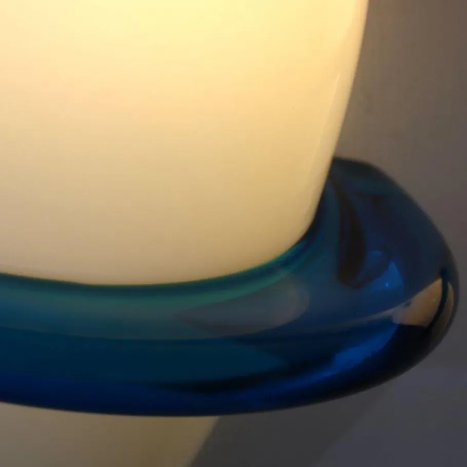 Best Pamono Blue Swan Wall Lamps by Tinu Aufiero for Venini, Italy, 1990s, Set of 2