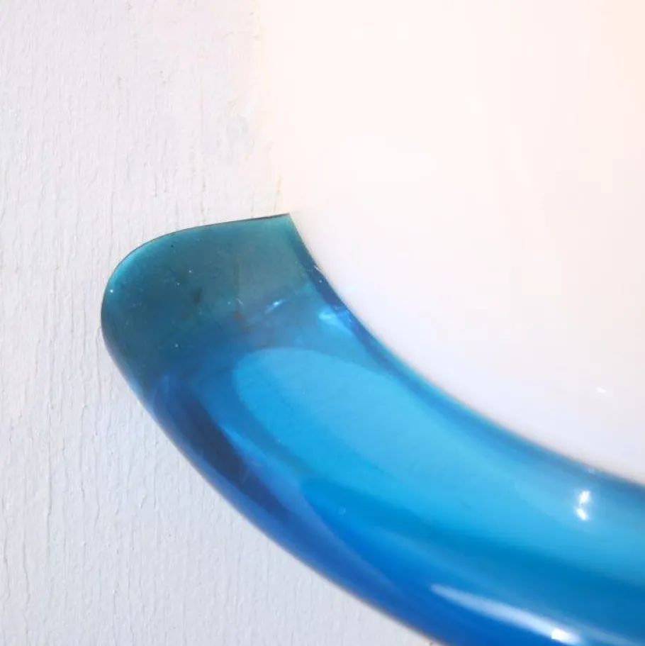 Best Pamono Blue Swan Wall Lamps by Tinu Aufiero for Venini, Italy, 1990s, Set of 2