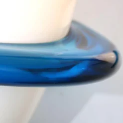 Best Pamono Blue Swan Wall Lamps by Tinu Aufiero for Venini, Italy, 1990s, Set of 2