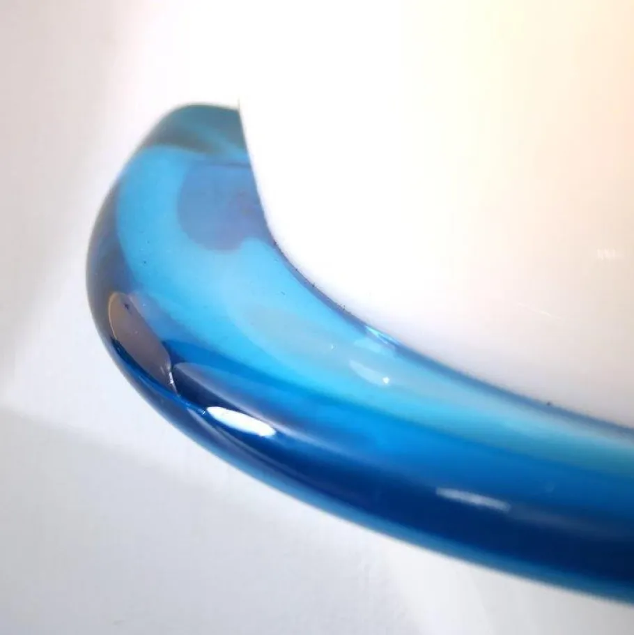 Best Pamono Blue Swan Wall Lamps by Tinu Aufiero for Venini, Italy, 1990s, Set of 2