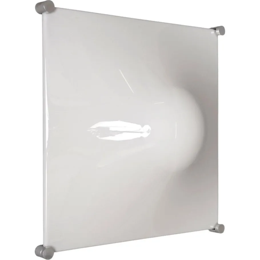 Best Pamono Bolla Lamp in White Acrylic Glass by Elio Martinelli for Martinelli Luce, Italy, 1960s